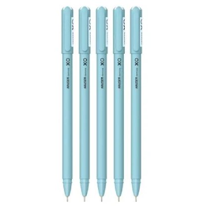 HAUSER XO 0.6 mm |  Smooth Writing Ball Pen  (Pack of 5, Ink Color Blue)