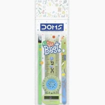 DOMS All the Best kit 1 Pen,1 Pencil, 1 sharpener, 1 eraser and 15cm scale