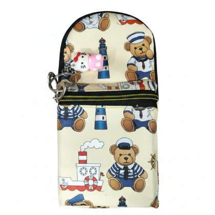 Soft Pencil Pouch School Stationery Large Capacity Pouch for kids Pencil Box  (Set of 1, Multicolor)