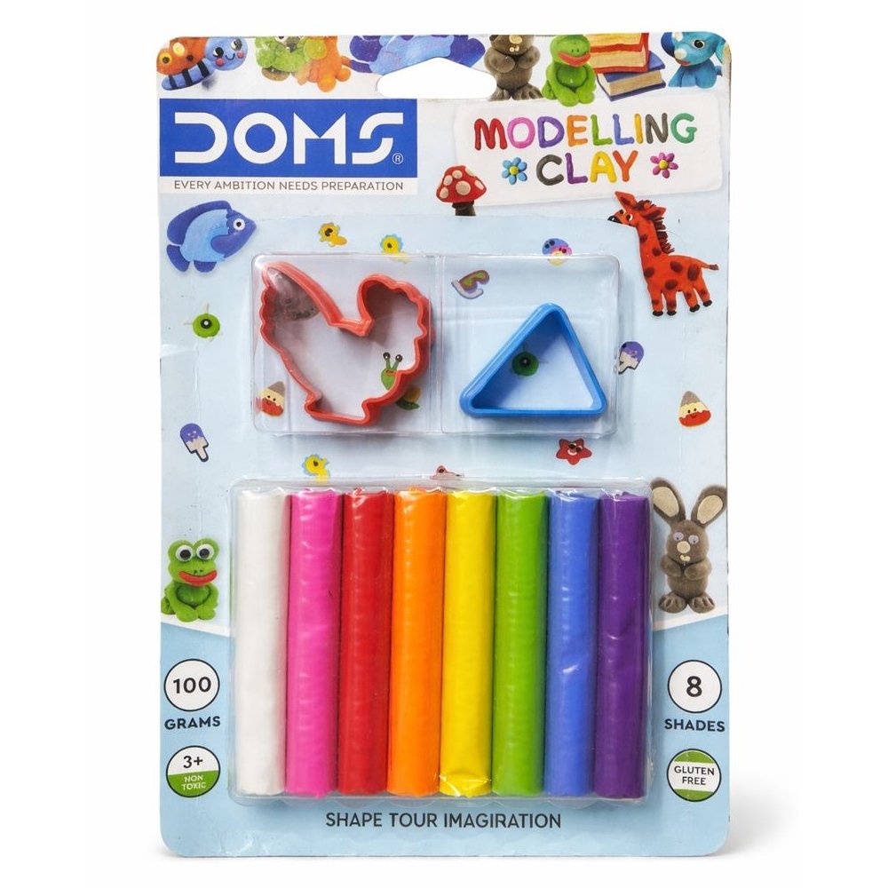 Doms Modelling Clay 8 Shades