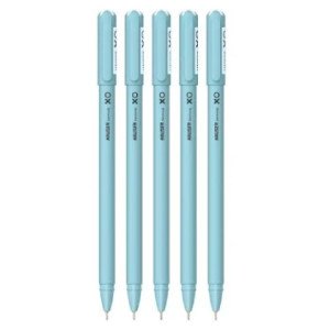 HAUSER XO 0.6 mm |  Smooth Writing Ball Pen  (Pack of 5, Ink Color Blue)