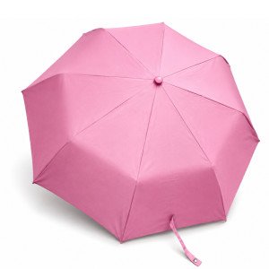 Umbrella pink colour double folding 
